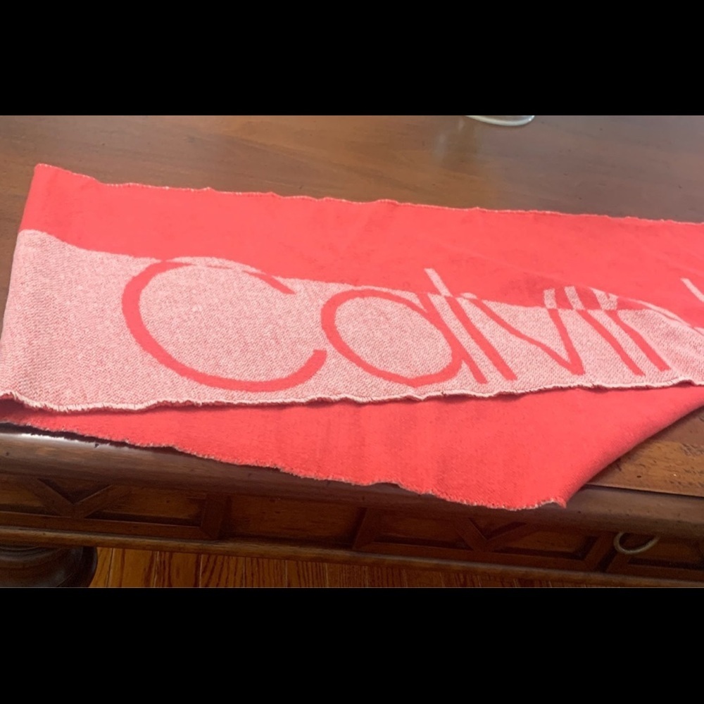 Calvin klein scarf winter new reddish scarf CK